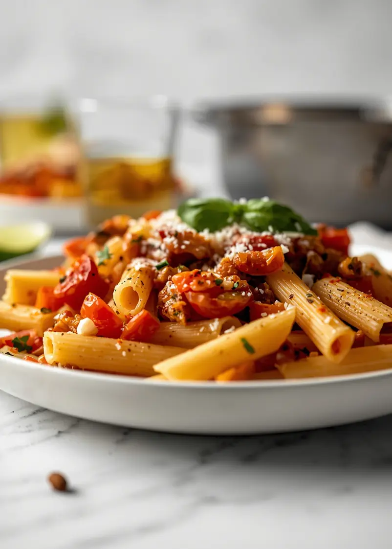 cozy one pot pasta summer ready to serve