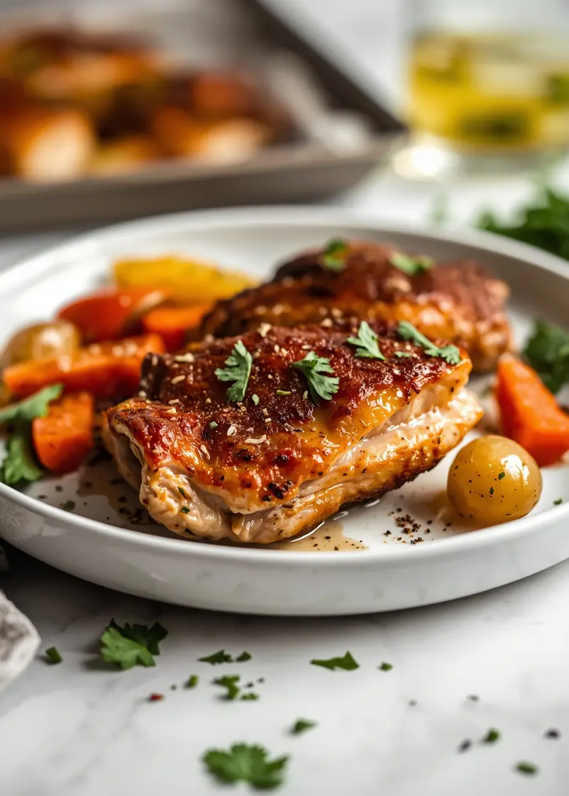 cozy sheet pan chicken summer ready to serve