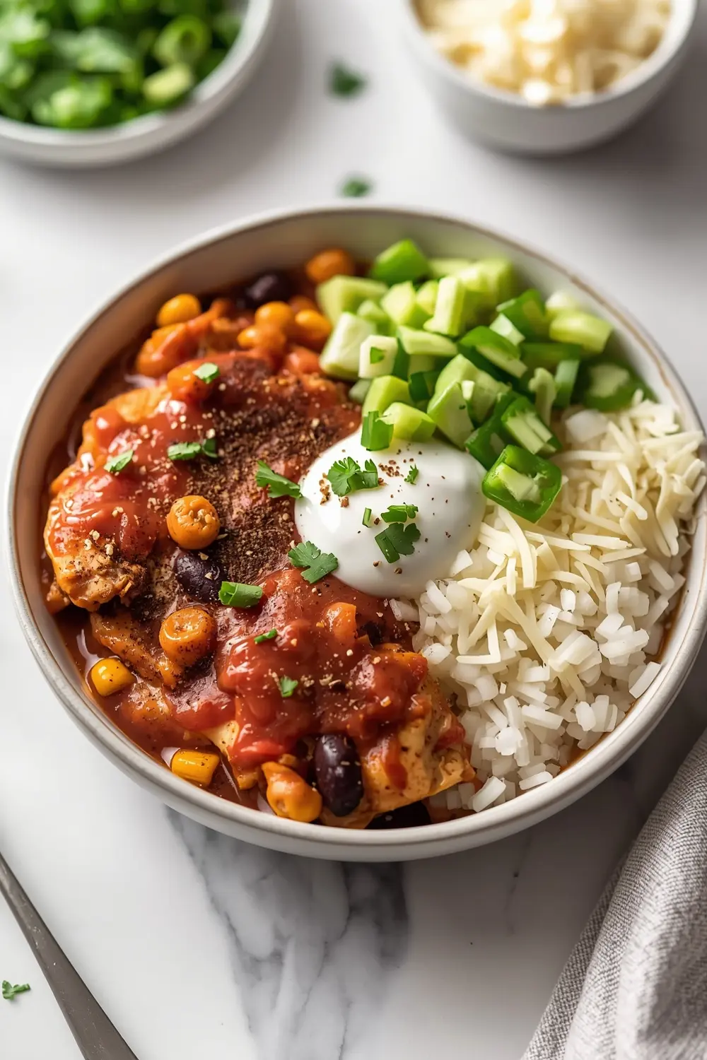 cozy slow cooker chicken enchilada summer