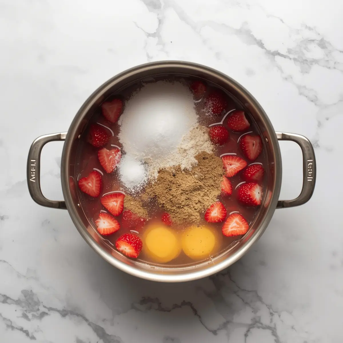 Cooking instructions for cozy strawberry sorbet homemade