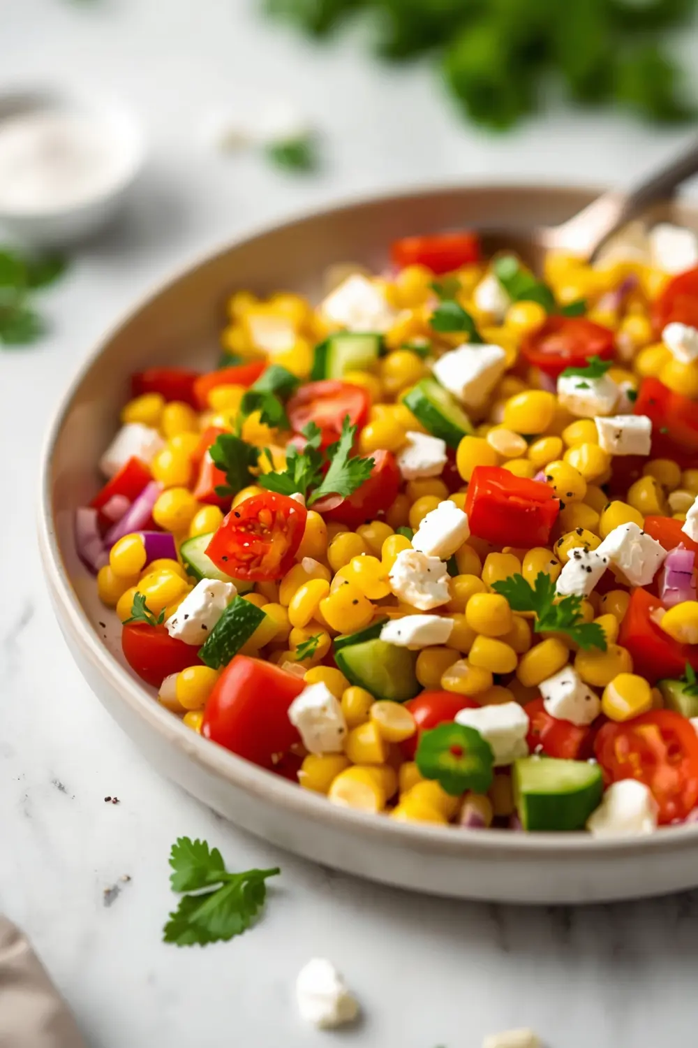 cozy summer corn salad