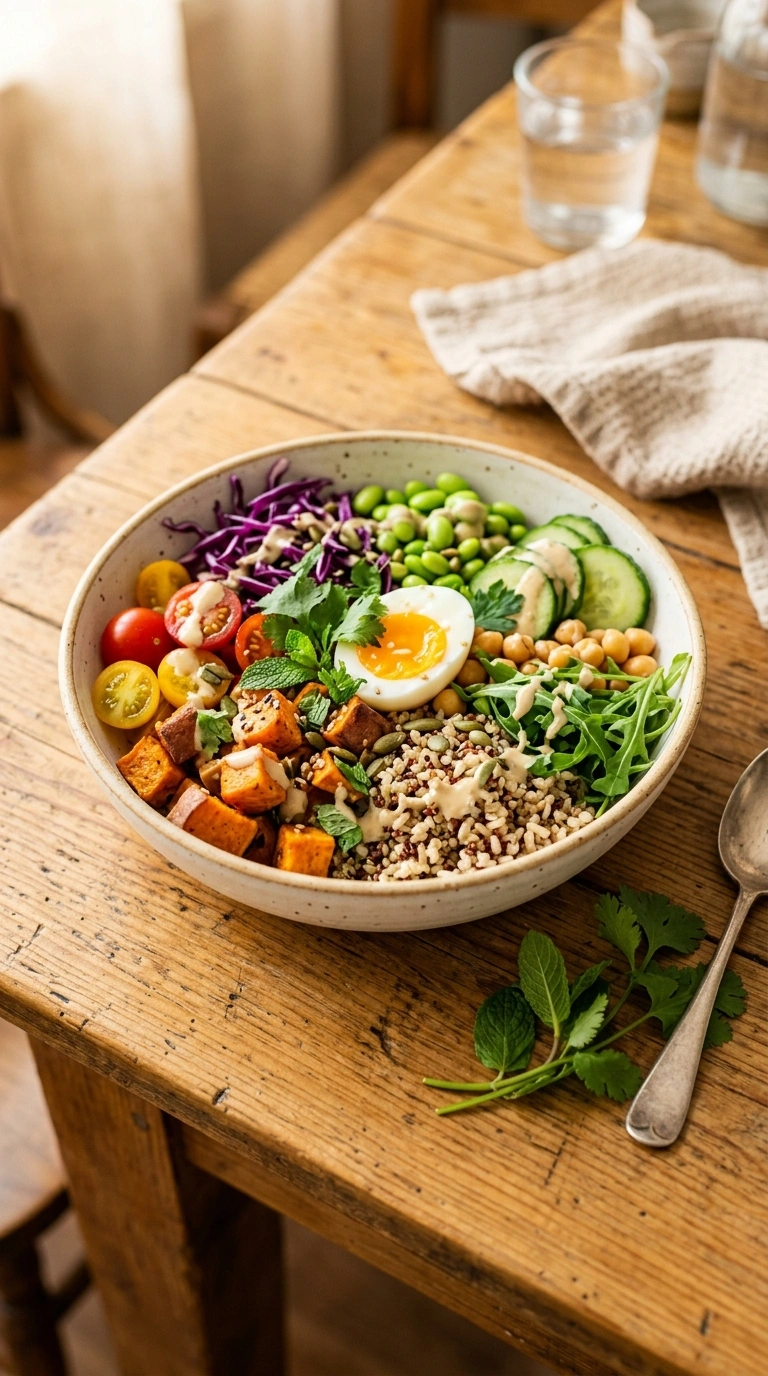 Cozy Summer Grain Bowl - A Heartwarming Nourishing Summer Dinner