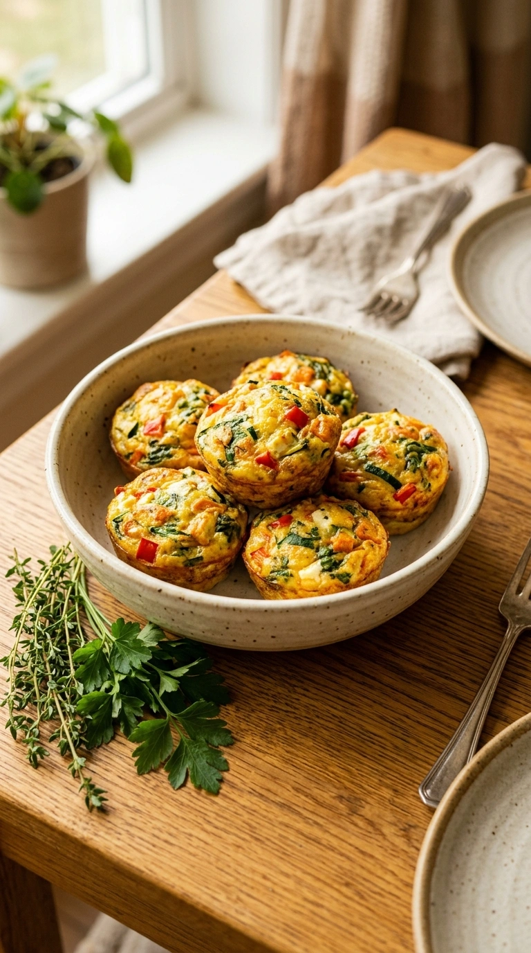 Cozy Summer Egg Muffins - A Heartwarming Easy Summer Breakfast Meal Prep