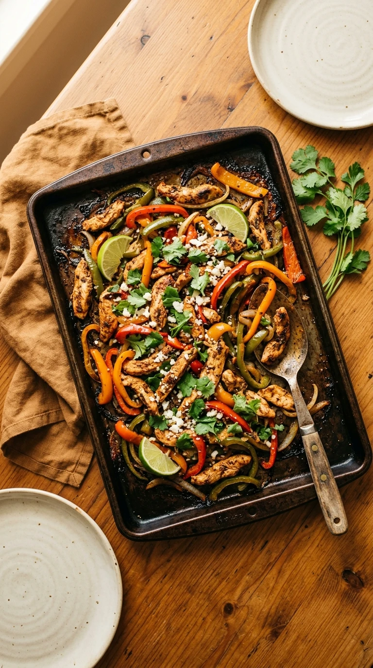 cozy sheet pan fajitas summer ready to serve