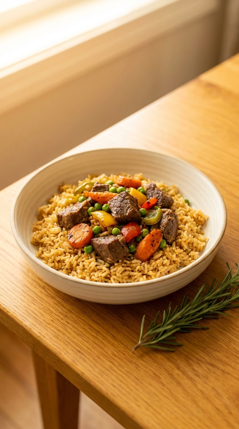 Cozy Beef and Rice Skillet That Feels Like a Warm Hug