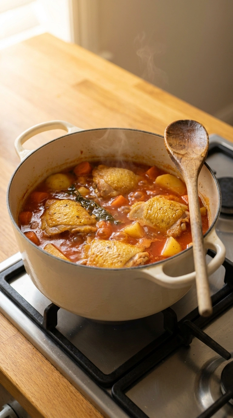 Cooking instructions for cozy weeknight skillet dinner