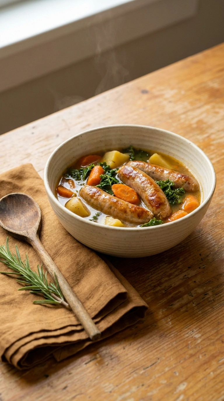 cozy sausage skillet weeknight ready to serve