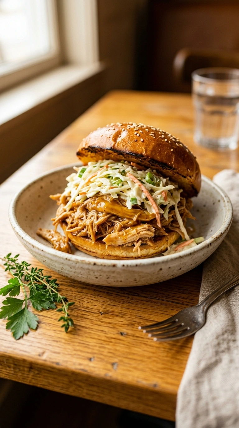 Cozy Labor Day BBQ Pulled Chicken Dinner for a Heartwarming End-of-Summer Family Night
