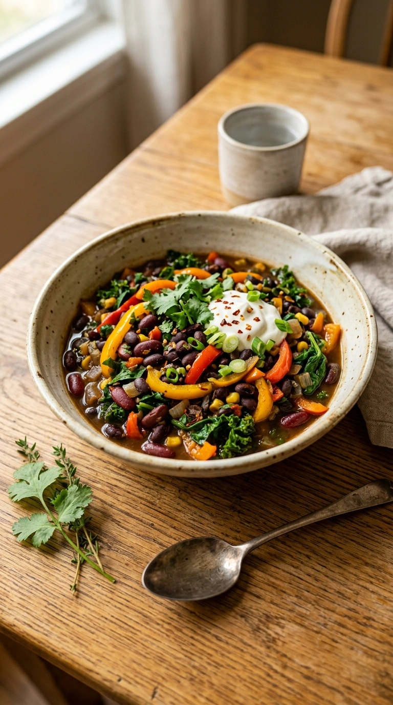 Cozy Black Bean Dinner for a Quiet Meatless Night In