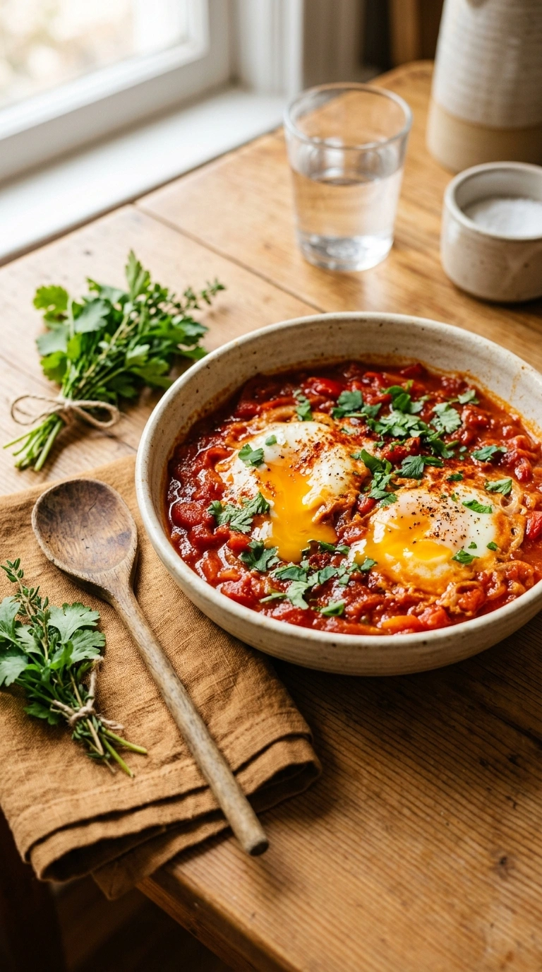 cozy shakshuka weeknight ready to serve