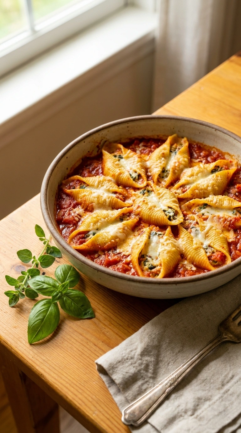 Warm Stuffed Shells for a Heartwarming Family Night