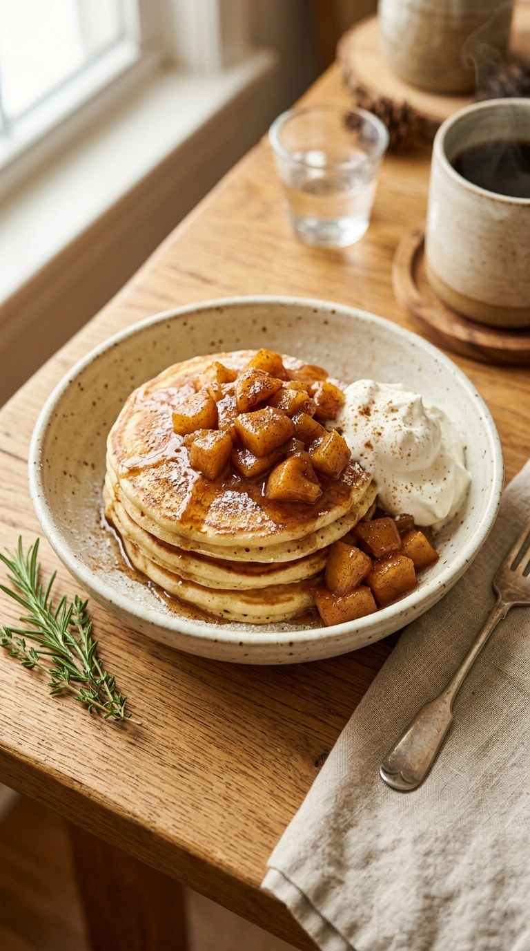 Heartwarming Apple Cinnamon Pancakes for a Slow Back-to-School Morning