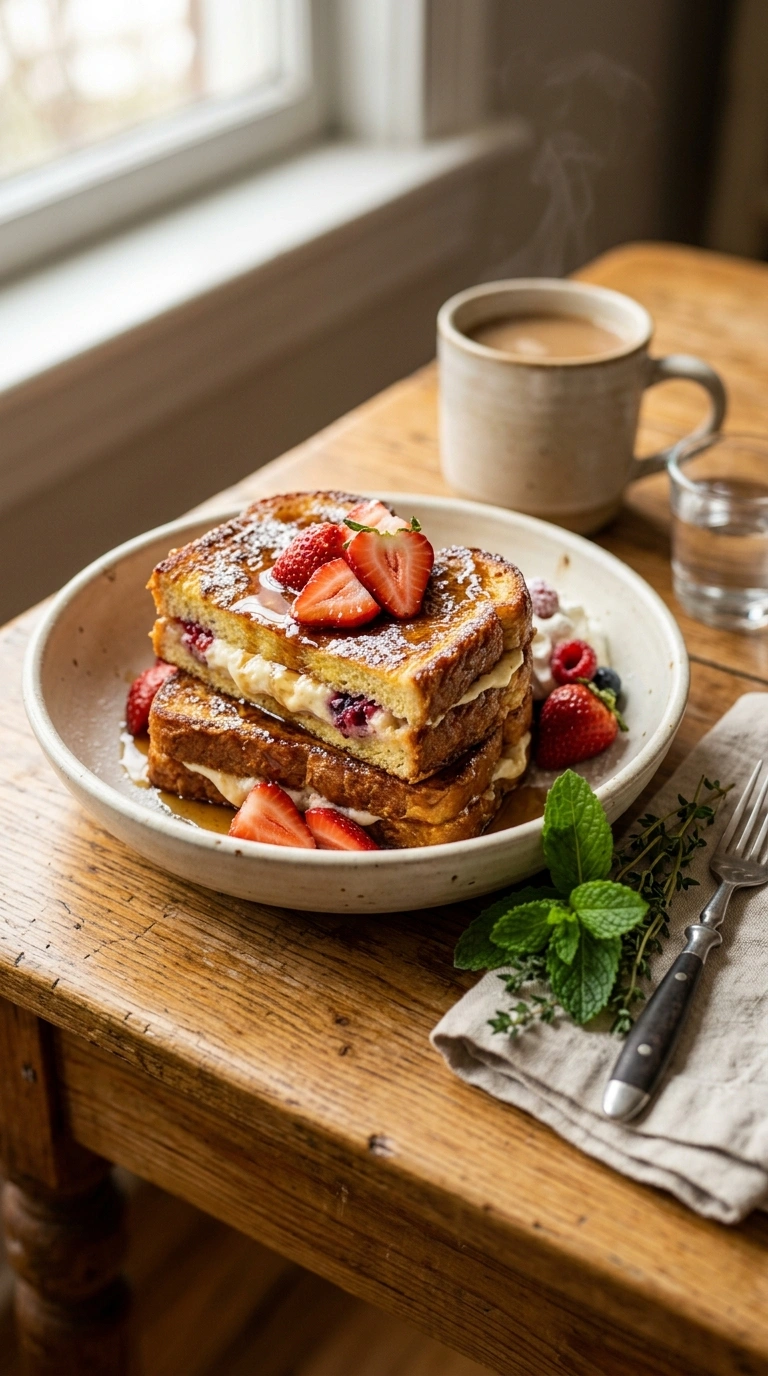 Heartwarming Stuffed French Toast for a Slow Weekend Brunch