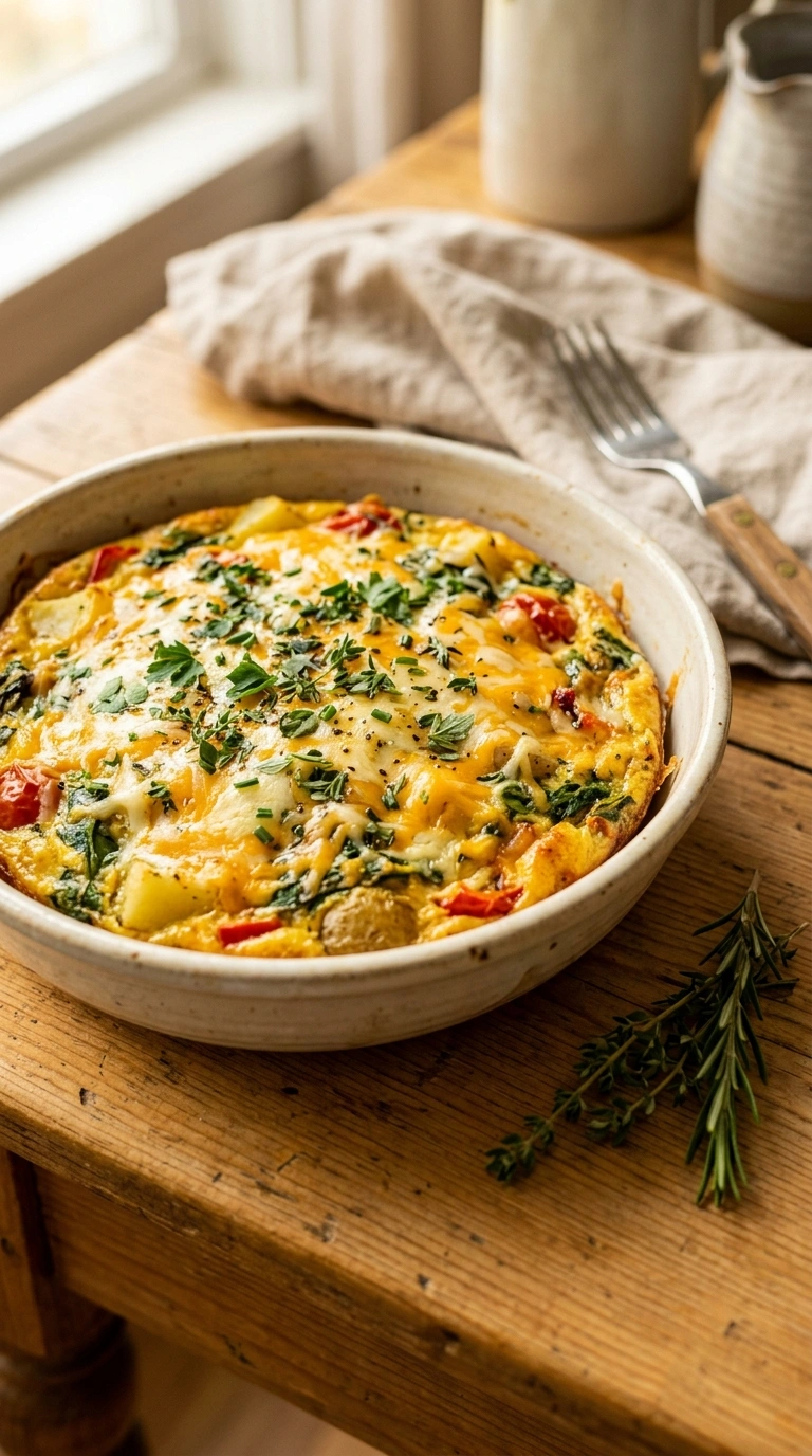 Heartwarming Breakfast Frittata for a Comforting Weekend Brunch