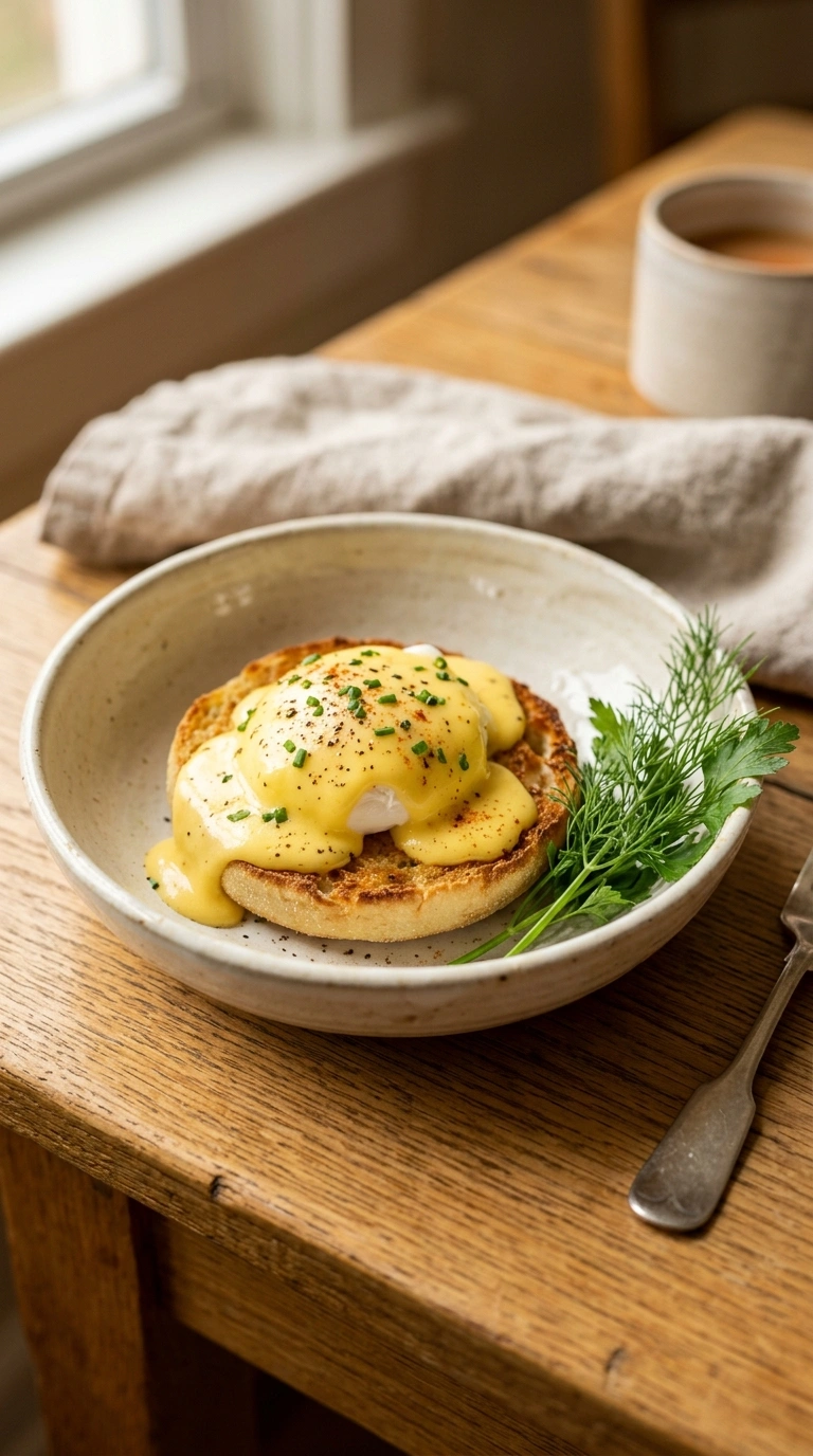 Cozy Eggs Benedict for a Quiet Weekend Brunch at Home