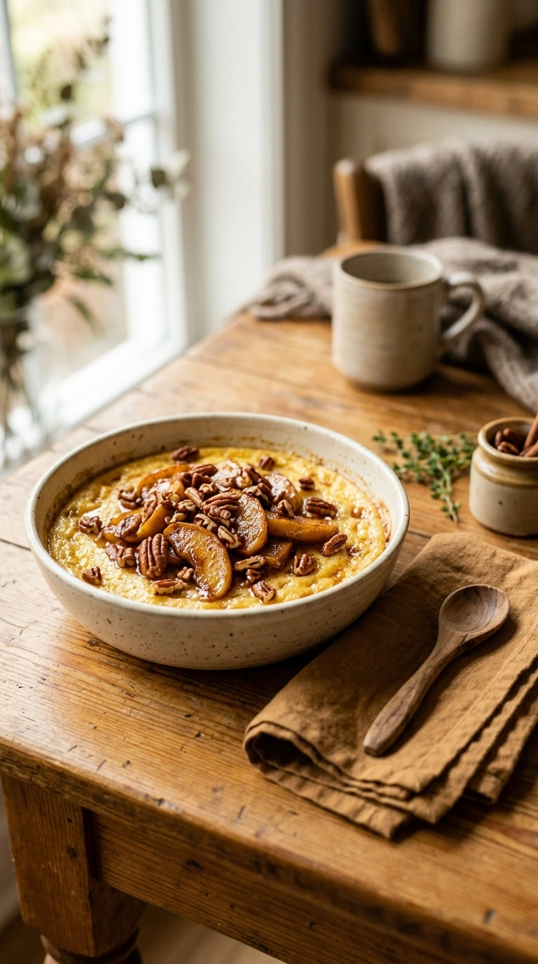 cozy sweet brunch ready to serve