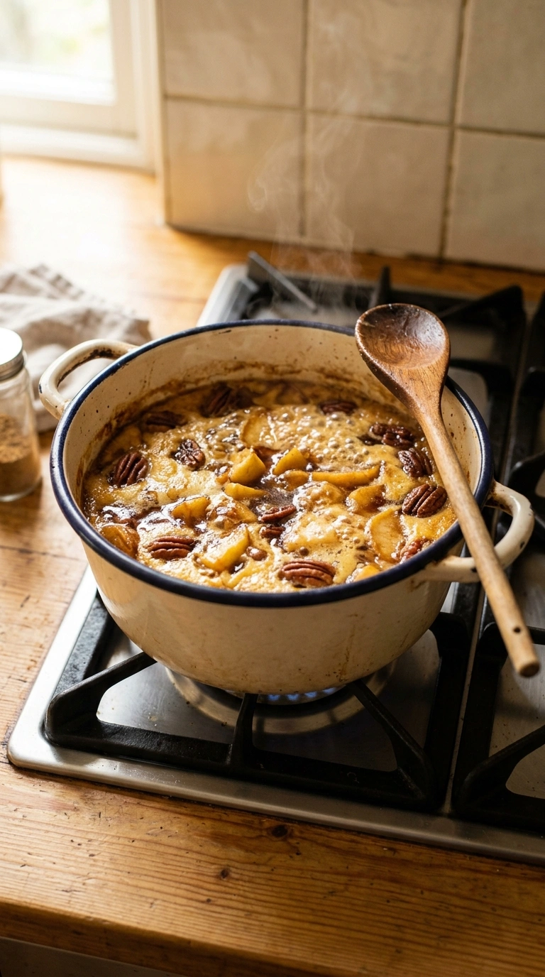 Cooking instructions for cozy sweet brunch