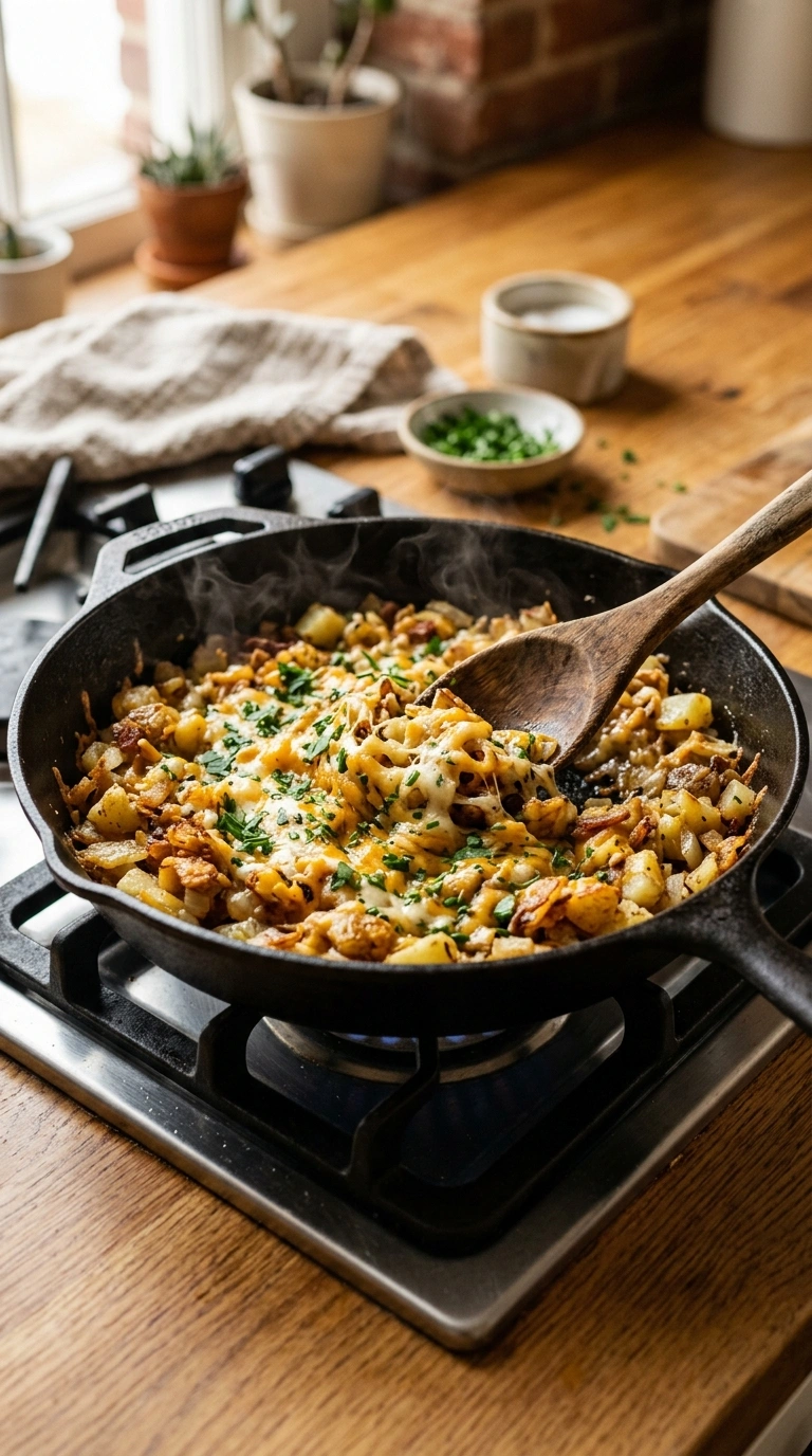 Cooking instructions for cozy breakfast hash
