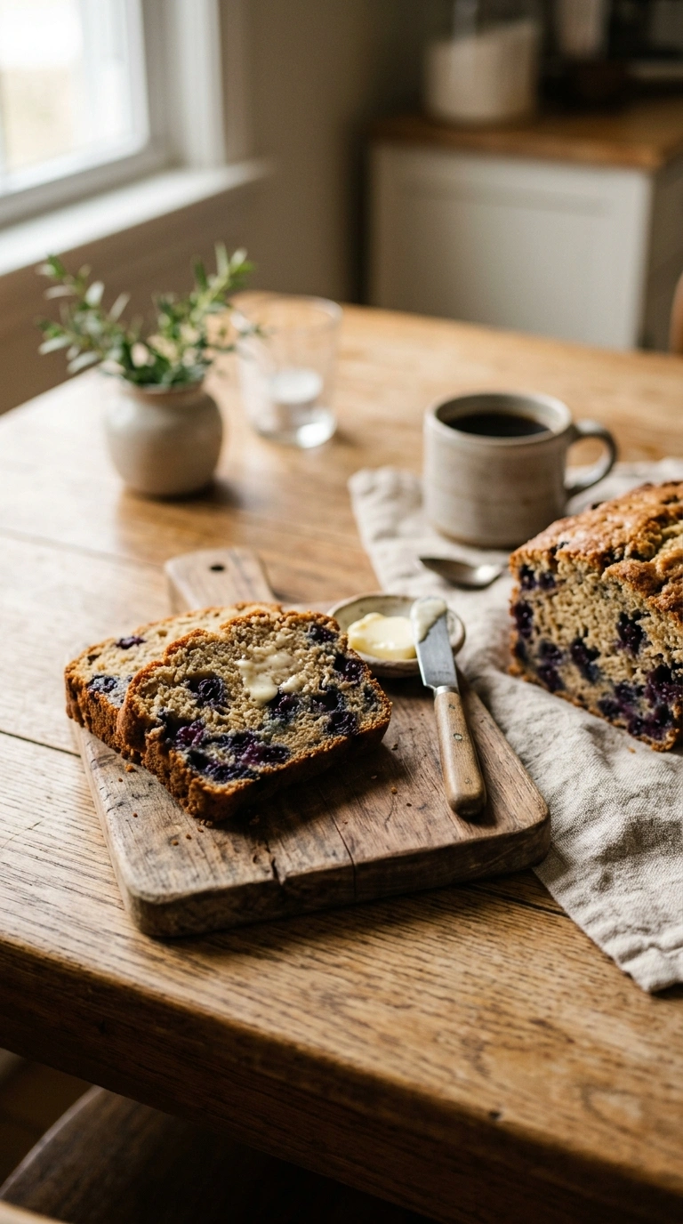 cozy quick bread brunch ready to serve