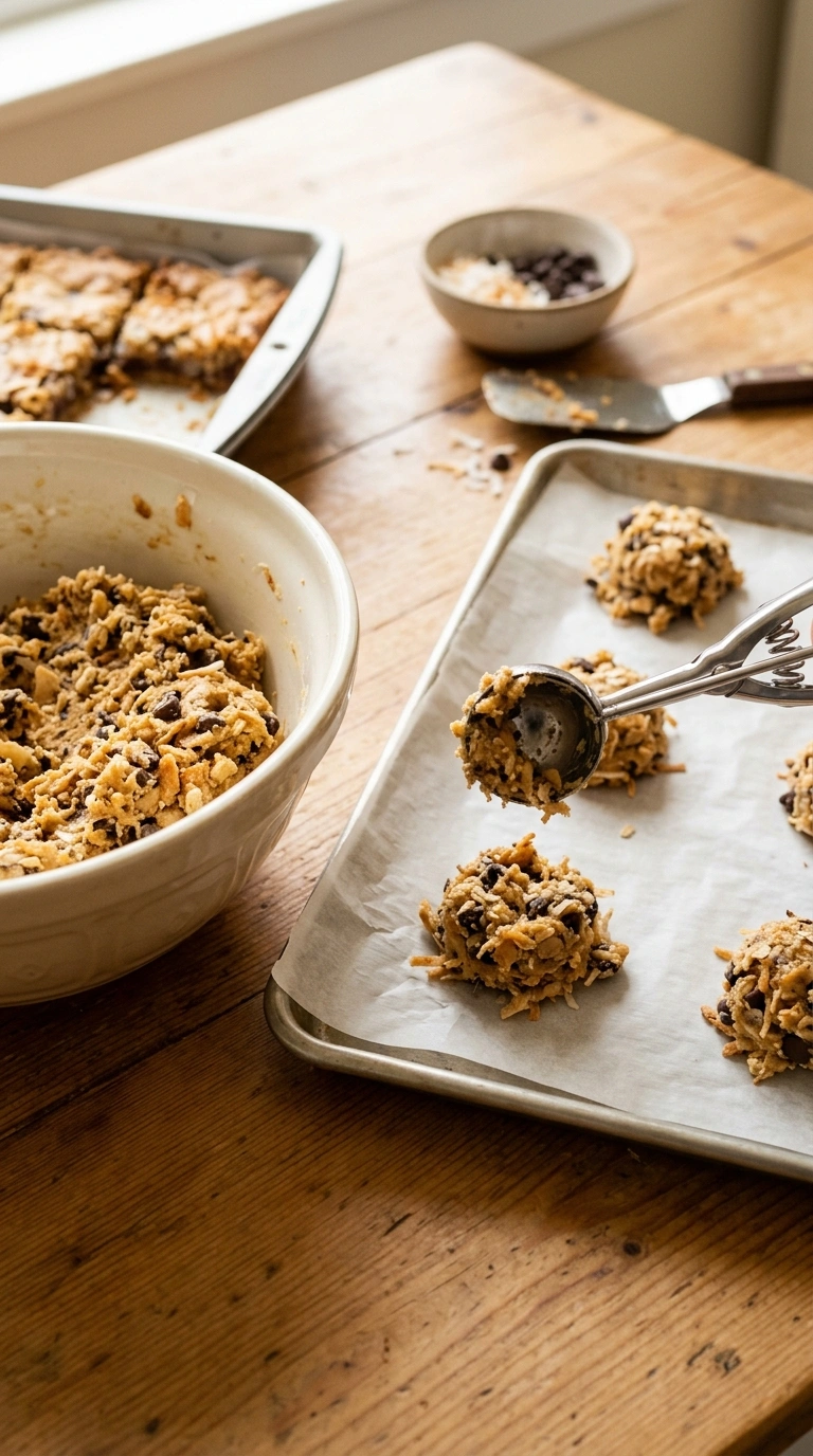 Cooking instructions for cozy magic cookie bars