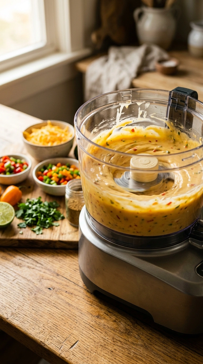 Cooking instructions for cozy queso dip