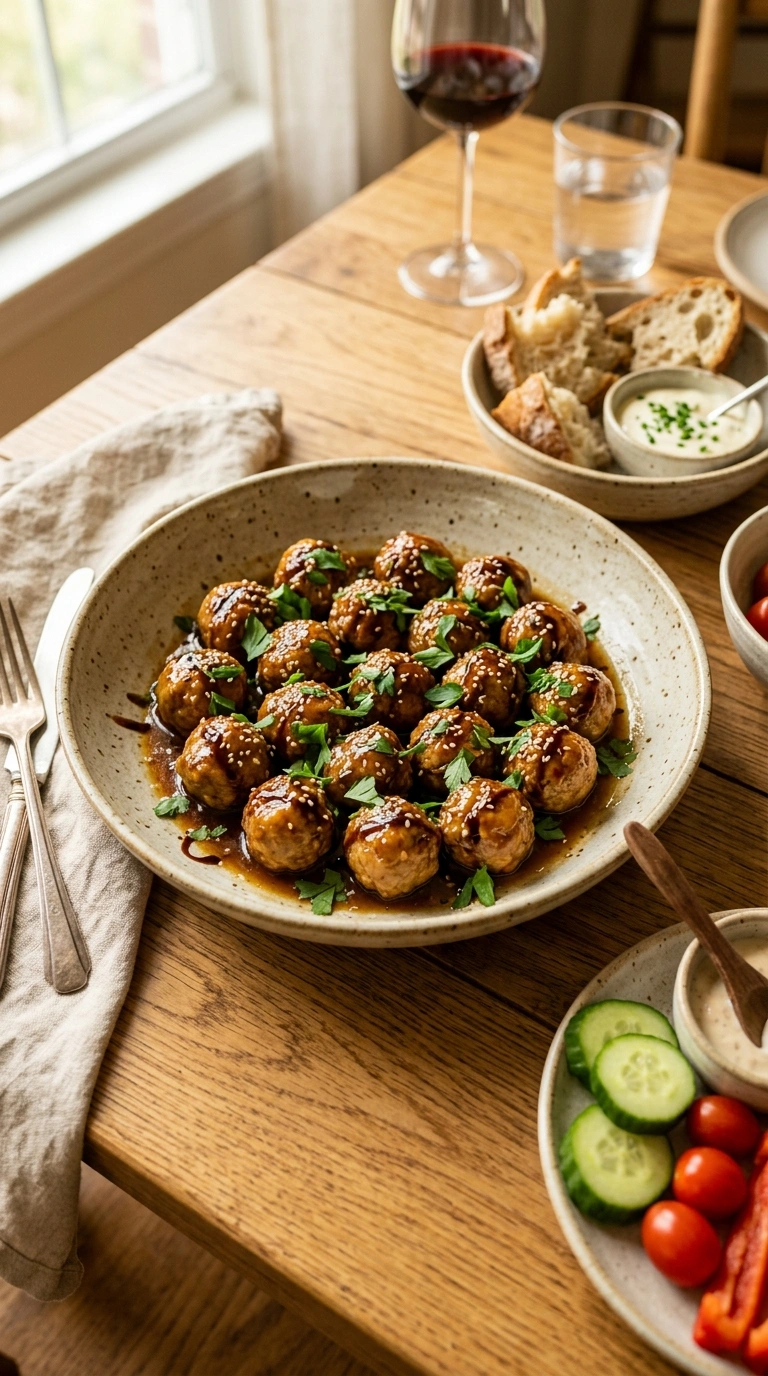 Heartwarming Party Meatballs for a Comforting Family Gathering