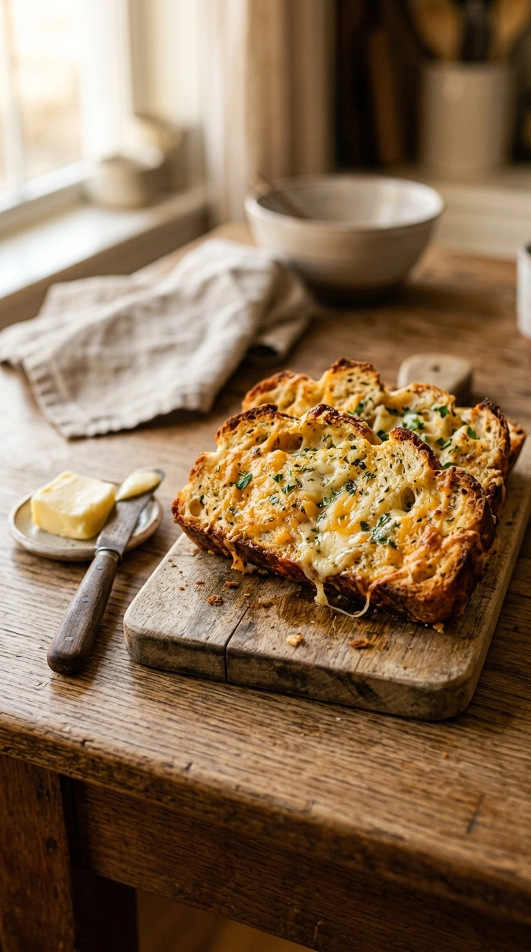 cozy pull apart bread app ready to serve