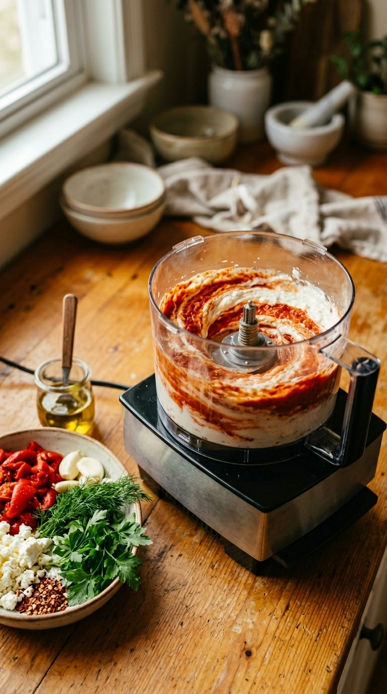 Cooking instructions for cozy whipped feta