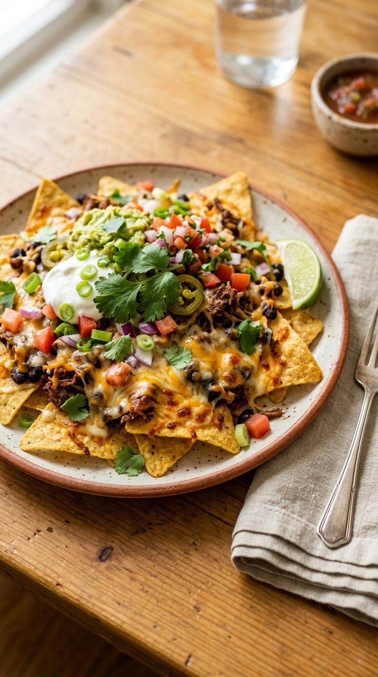 Warm Loaded Football-Night Nachos for a Slow Game Day
