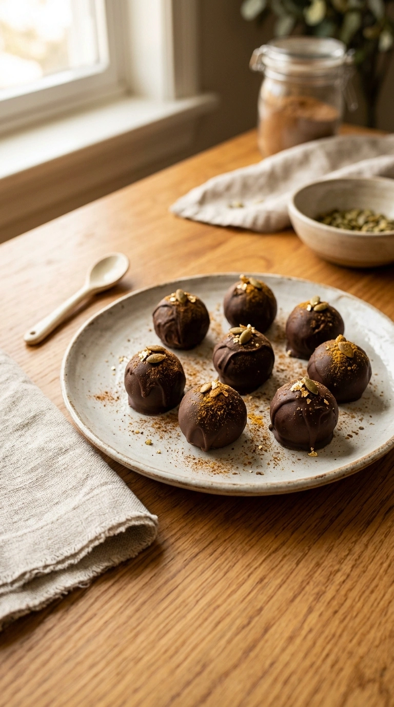 Heartwarming No-Bake Pumpkin Spice Truffles for a Slow Early-Fall Treat