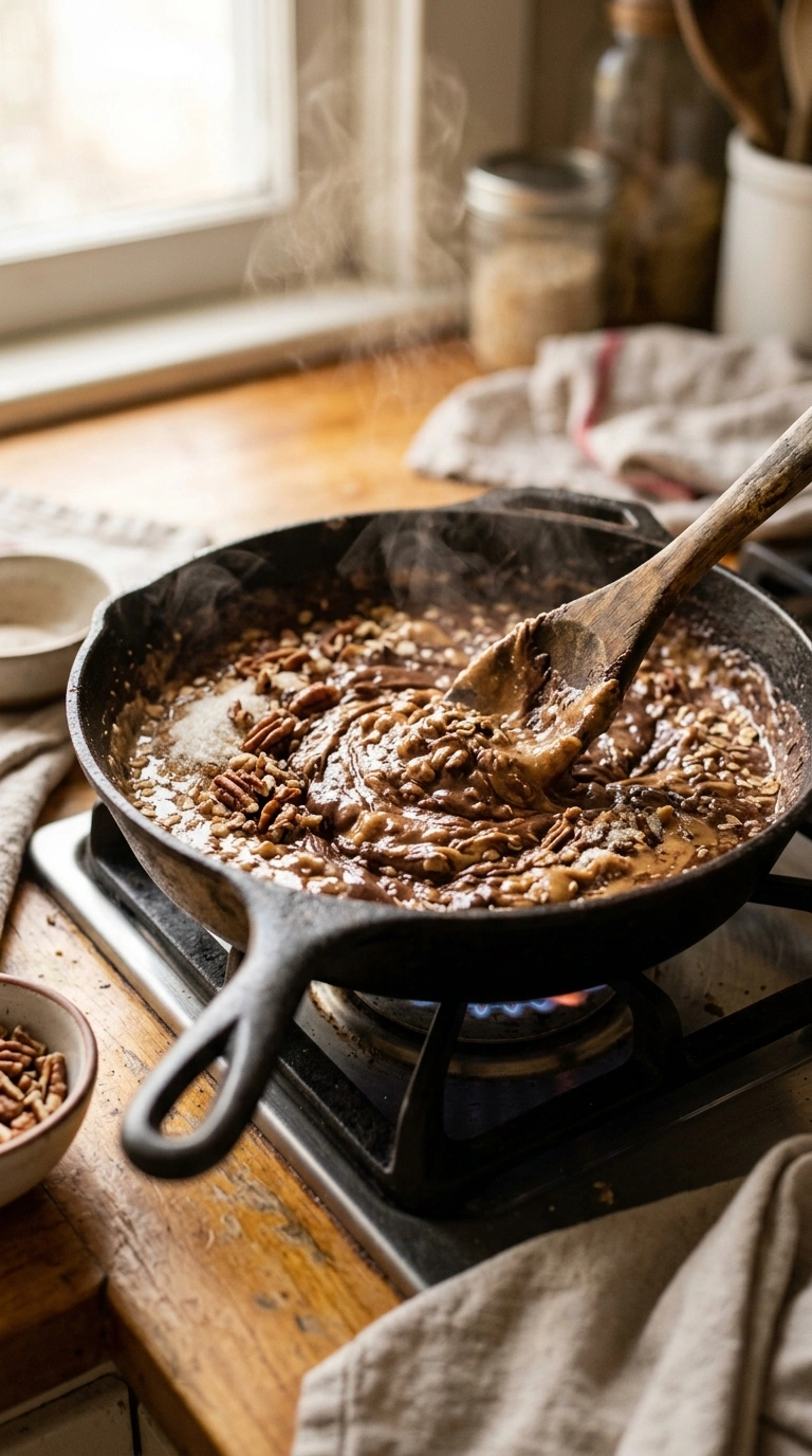 Cooking instructions for cozy no bake bars dessert