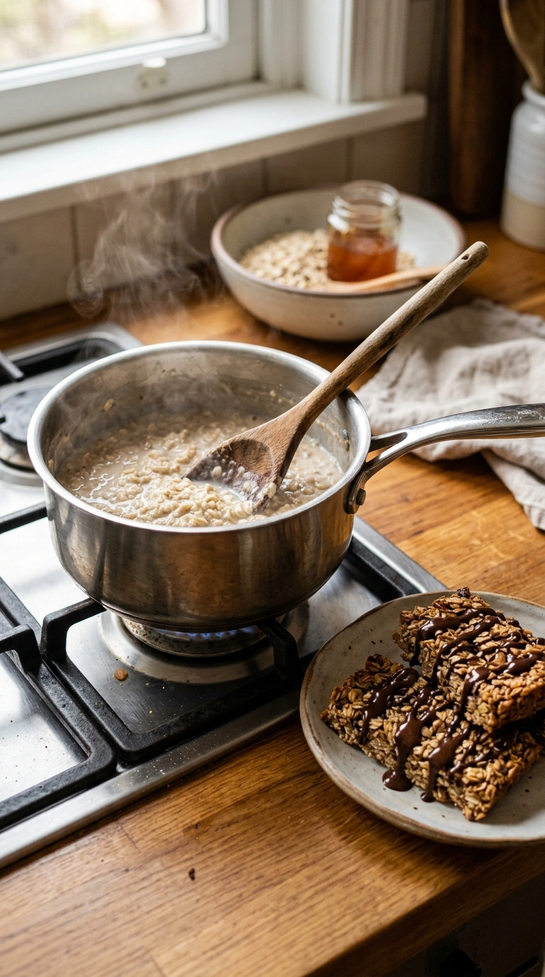 Cooking instructions for cozy no bake oatmeal bars