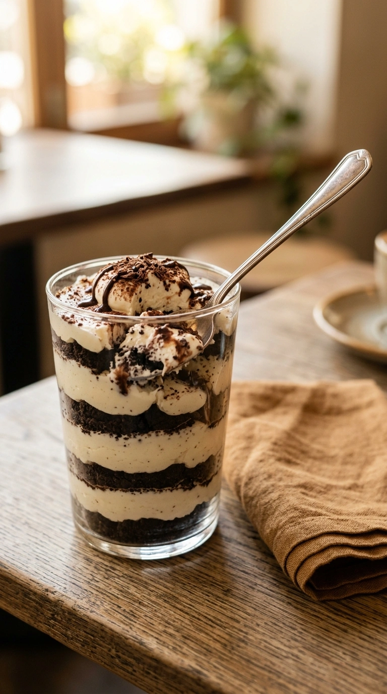 cozy icebox cake ready to serve