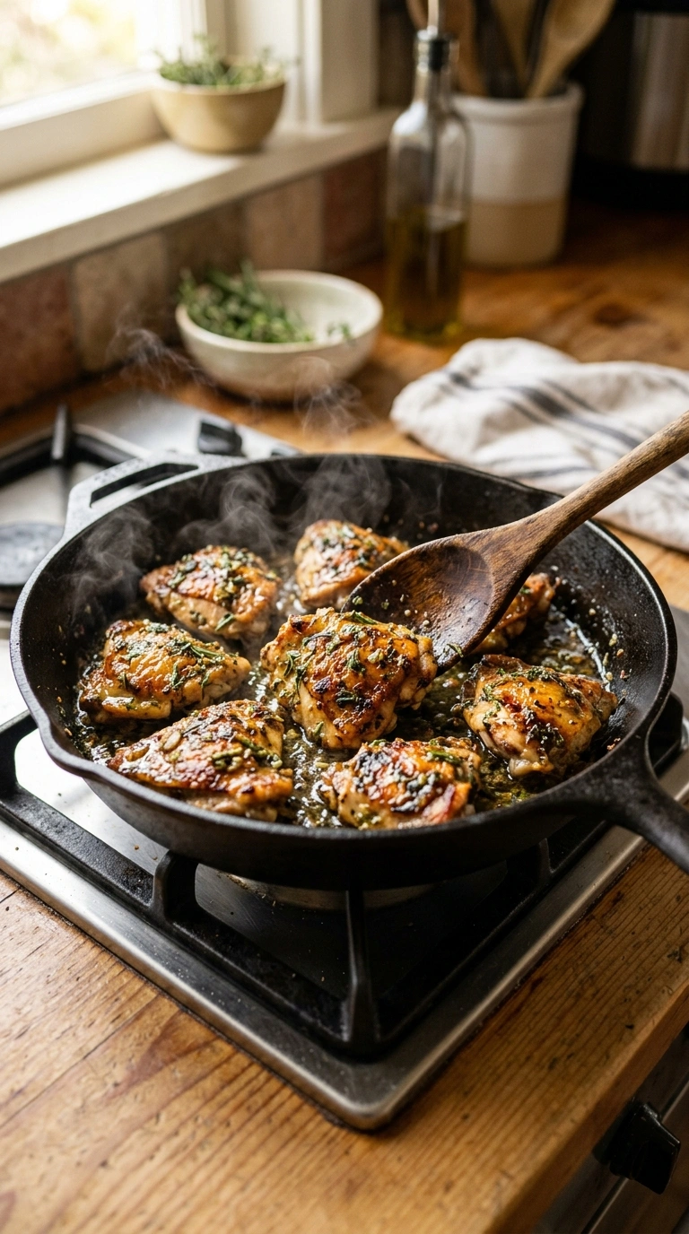 Cooking instructions for cozy labor day grilled chicken thighs