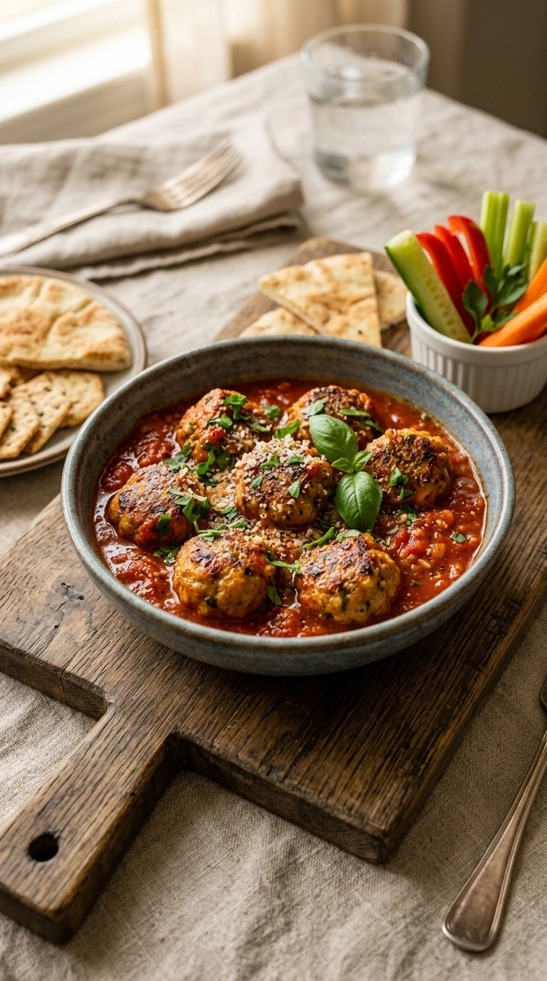 cozy labor day grilled meatballs ready to serve