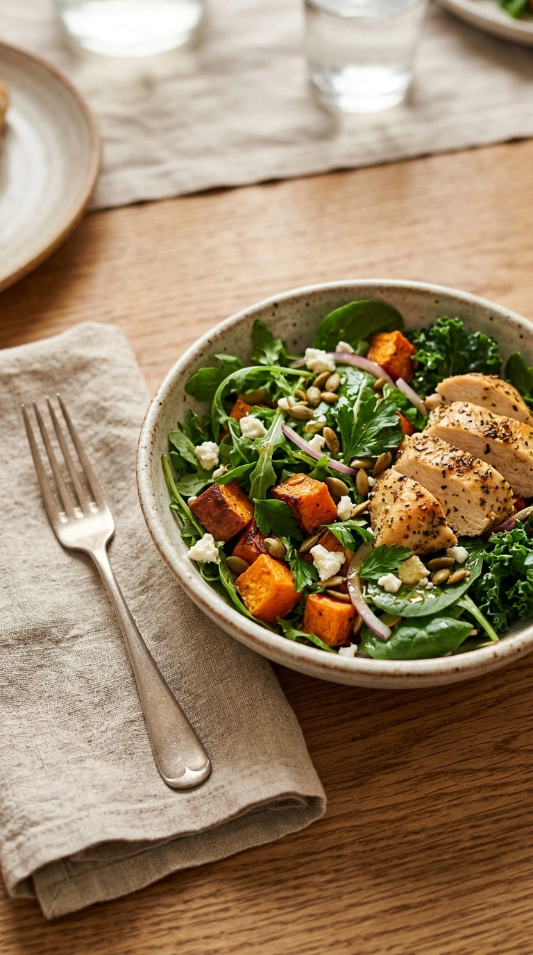 cozy summer salad side ready to serve