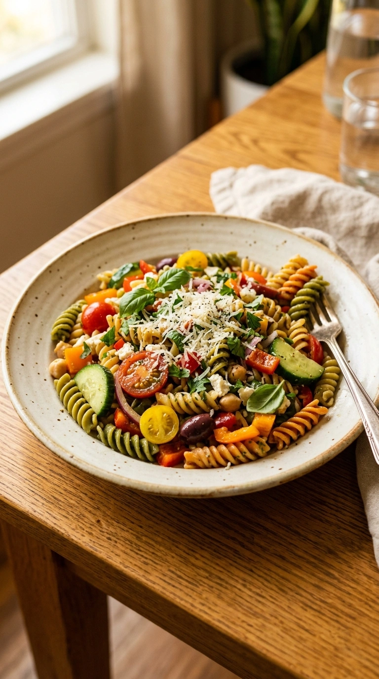 Warm-Hearted Pasta Salad for a Comforting End-of-Summer Lunch