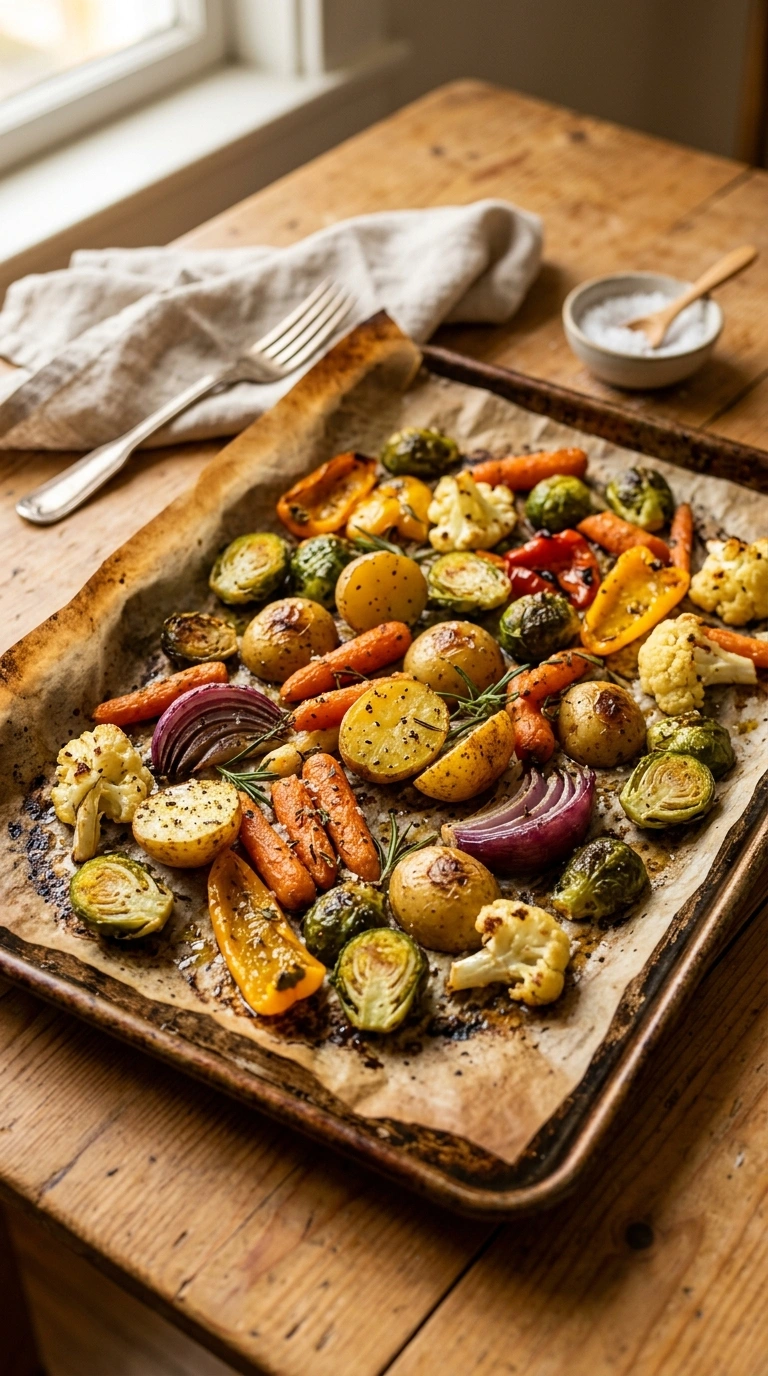 Heartwarming Roasted Vegetable Side for a Comforting Cool Evening