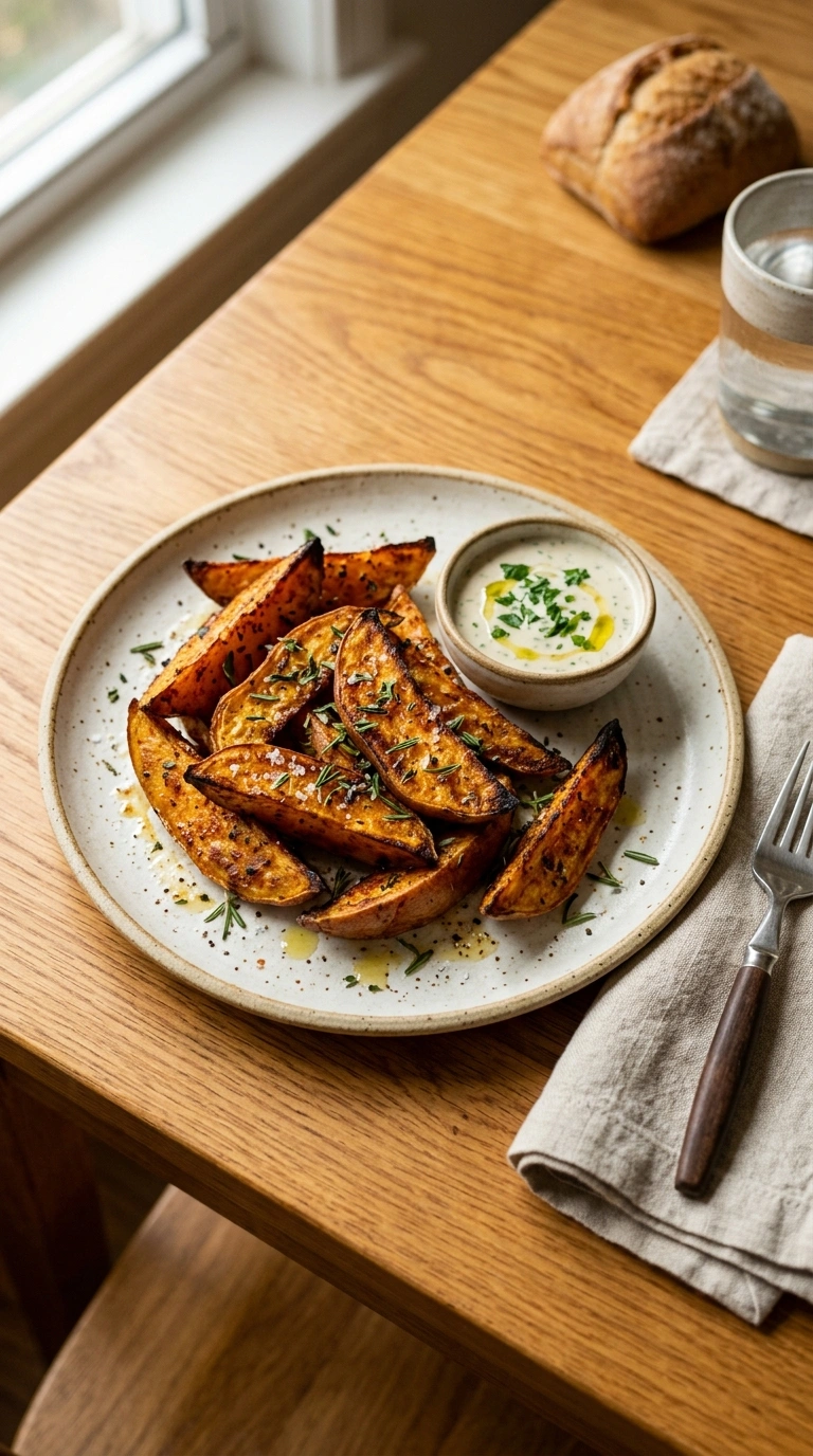 Warm Roasted Sweet Potato Side for a Slow Early-Fall Dinner