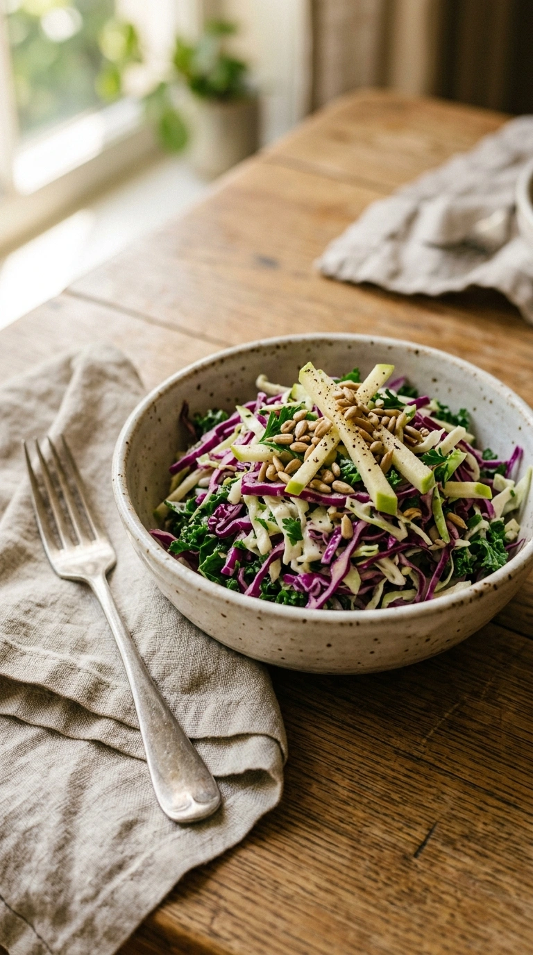 cozy apple slaw side ready to serve