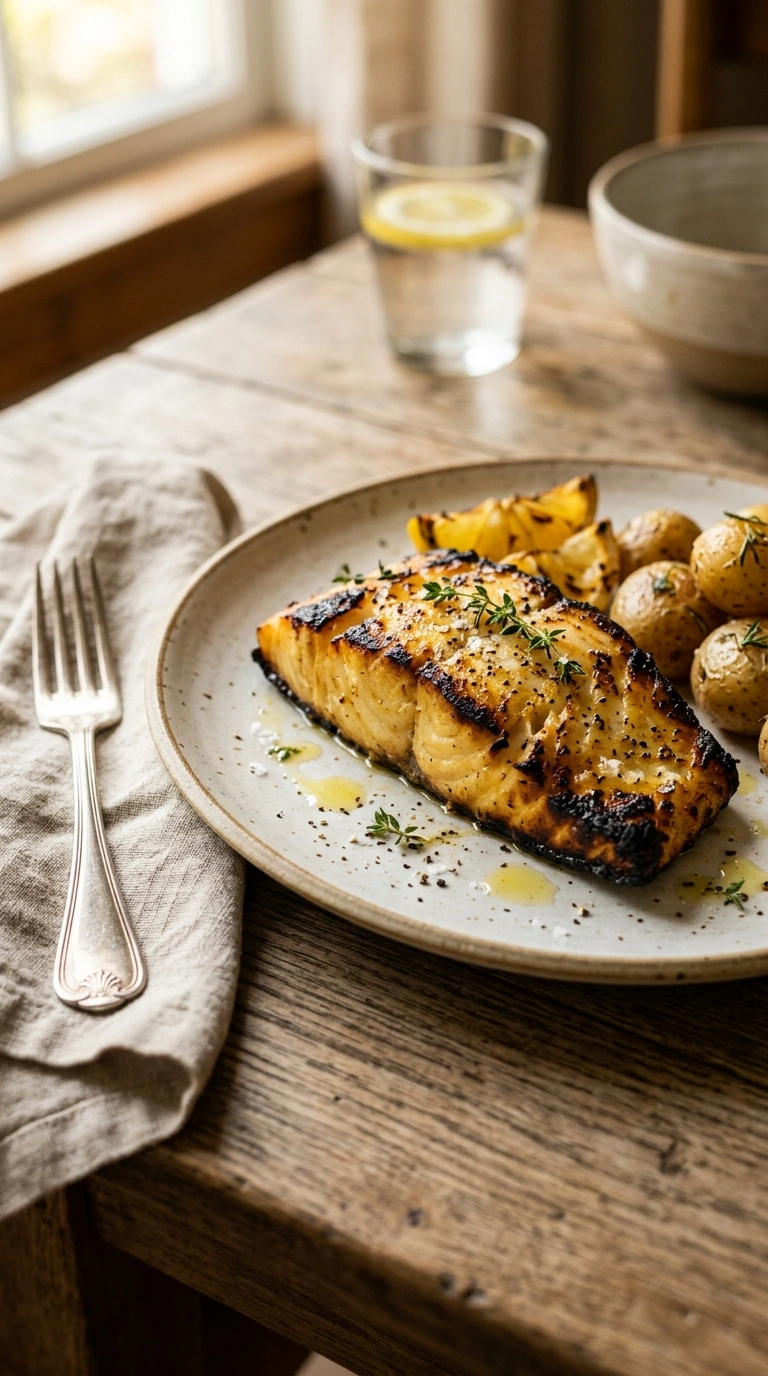 smoky tender grilled cod recipe ready to serve