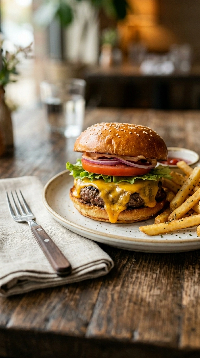 juicy tailgate grilled burgers ready to serve