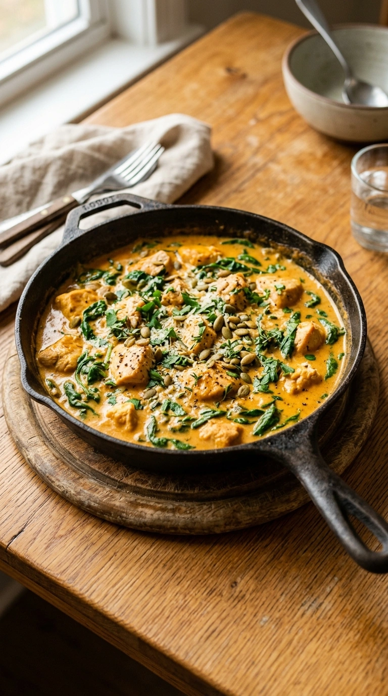 Cozy Fall Pumpkin Skillet Dinner | 35-Min Easy Cozy Fall Weeknight