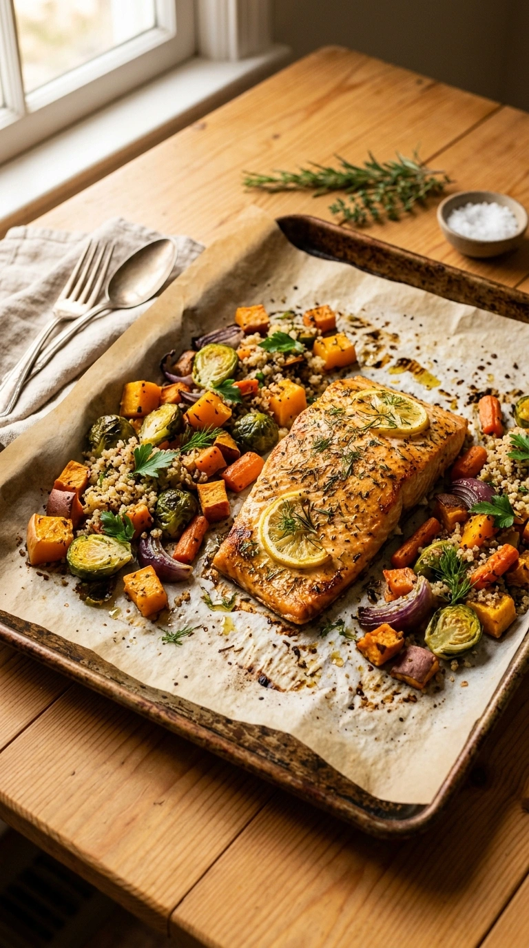 Hearty Fall Salmon Bowl | 30-Min Cozy Fall Weeknight Dinner