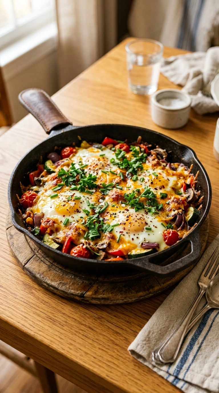 Easy Cozy Fall Skillet Eggs | 25-Min Savory Hearty Weeknight Dinner