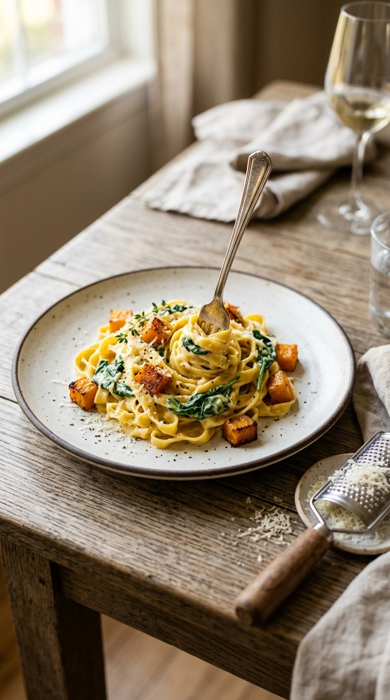 cozy 30 min fall pasta dinner ready to serve