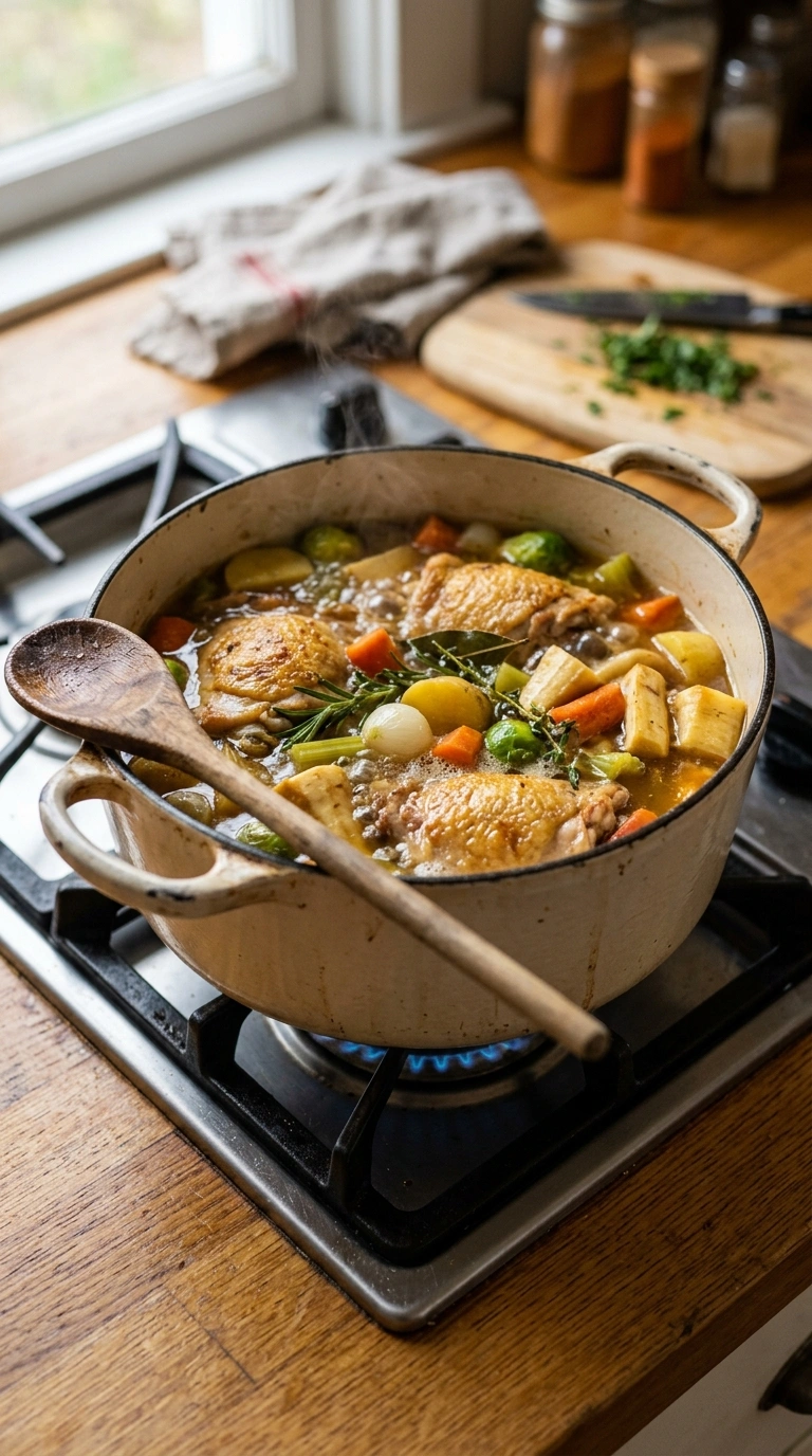 Cooking instructions for cozy 30 min fall chicken dinner
