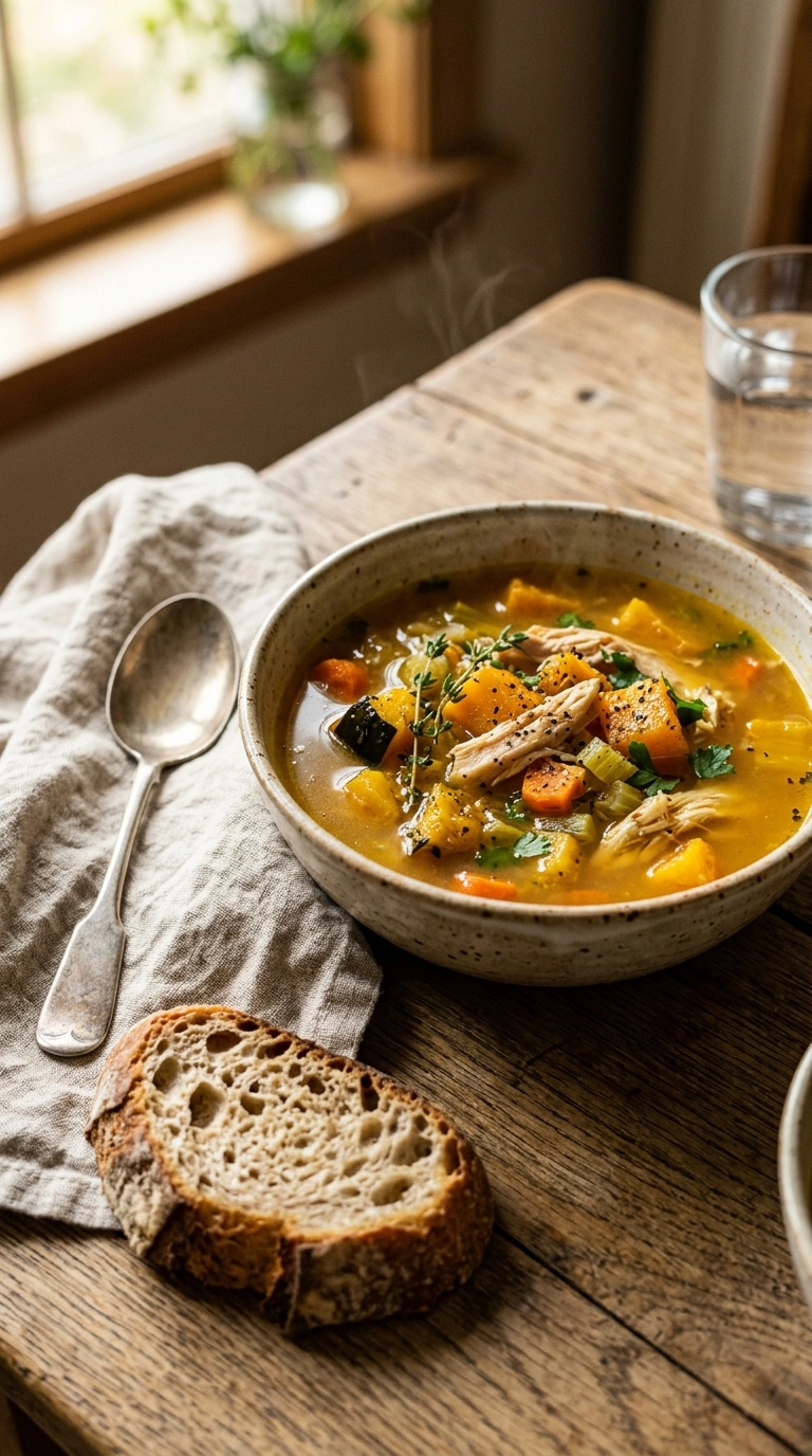 cozy 30 min fall soup dinner ready to serve