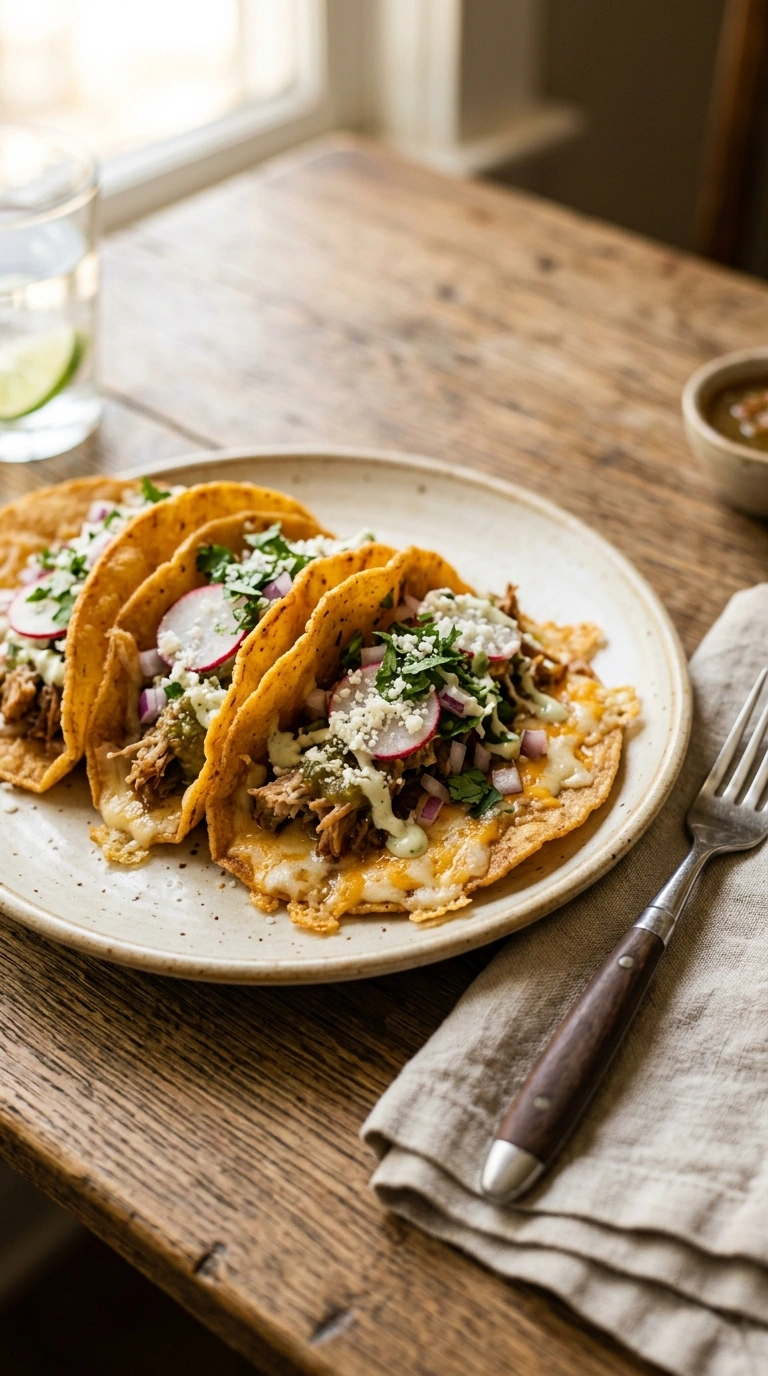 cozy 30 min fall taco dinner ready to serve