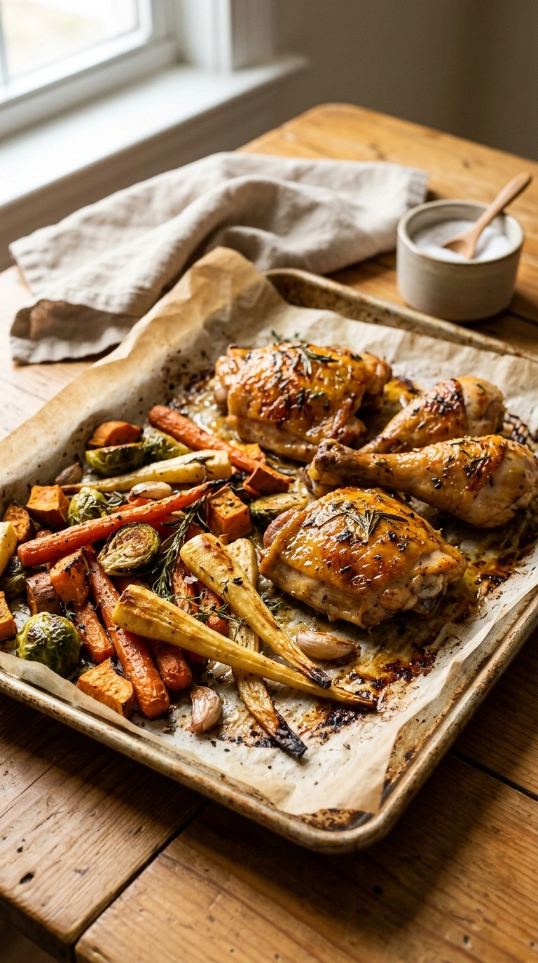 Hearty Savory Honey Chicken Thighs | 35-Min Cozy Fall Family Dinner